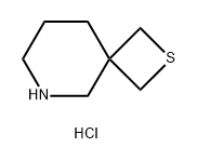 2-thia-6-azaspiro[3.5]nonane hydrochloride Struktur