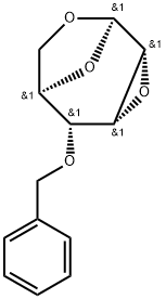 .beta.-D-Allopyranose, 1,6:2,3-dianhydro-4-O-(phenylmethyl)- Struktur