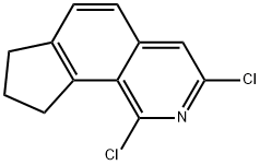 1,3-dichloro-8,9-dihydro-7H-cyclopenta[h]isoquinoline Struktur