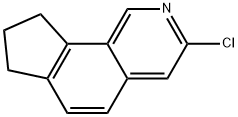 3-chloro-8,9-dihydro-7H-cyclopenta[h]isoquinoline Struktur