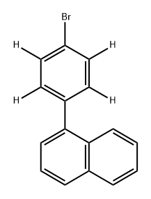 8-(4-溴苯基-2,3,5,6-D4)萘-, 2662903-77-5, 結(jié)構式