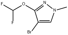 4-Bromo-3-(difluoromethoxy)-1-methyl-1H-pyrazole Struktur