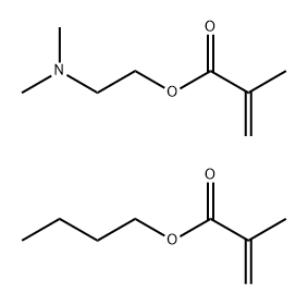 BUTYL METHACRYLATE/DIM ETHYLAMINOETHYL METHACRYLATE COPOLYMER Struktur