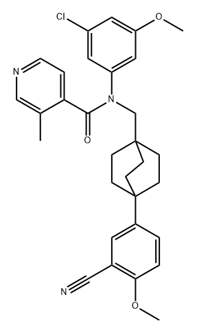 FXR/TGR5 agonist 1 Struktur