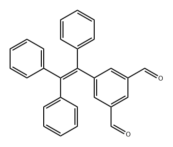 5-(1,2,2-triphenylvinyl)isophthalaldehyde Struktur