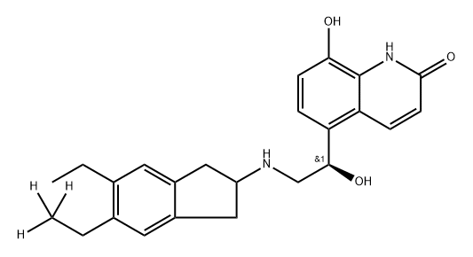 Indacaterol-d3Q: What is 
Indacaterol-d3 Q: What is the CAS Number of 
Indacaterol-d3 Struktur