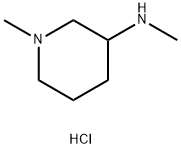 N,1-Dimethylpiperidin-3-amine hydrochloride Struktur