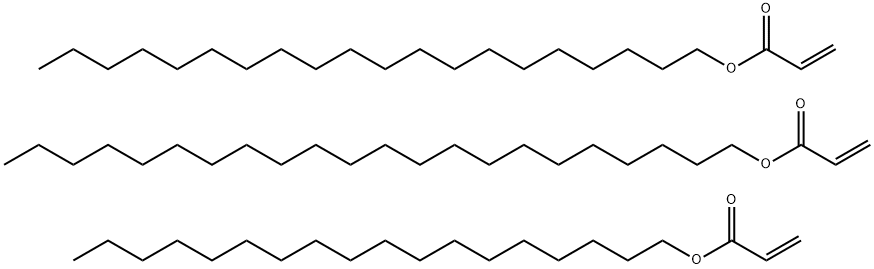 2-Propenoic acid, docosyl ester, polymer with eicosyl 2-propenoate and octadecyl 2-propenoate Struktur