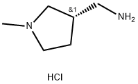 (S)-1-methylpyrrolidine-3-carboxamide hydrochloride Struktur