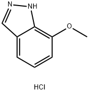 1H-Indazole, 7-methoxy-, hydrochloride (1:1) Struktur