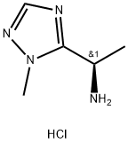 (R)-1-(1-Methyl-1H-1,2,4-triazol-5-yl)ethanamine hydrochloride Struktur