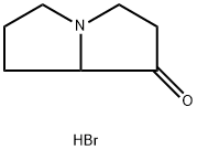 1H-Pyrrolizin-1-one, hexahydro-, hydrobromide (1:1) Struktur