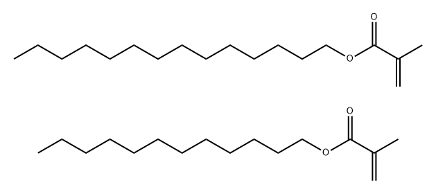 2-Propenoic acid, 2-methyl-, dodecyl ester, polymer with tetradecyl 2-methyl-2-propenoate Struktur