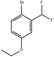 1-Bromo-2-(difluoromethyl)-4-ethoxybenzene Struktur