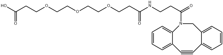 DBCO-NHCO-PEG3-acid Struktur