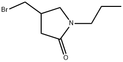 4-(bromomethyl)-1-propylpyrrolidin-2-one Struktur