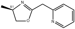 Pyridine, 2-[[(4R)-4,5-dihydro-4-methyl-2-oxazolyl]methyl]- Struktur