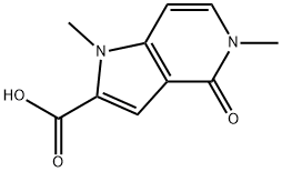 1,5-dimethyl-4-oxo-1H,4H,5H-pyrrolo[3,2-c]pyridine-2-carboxylic acid Struktur