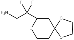 1,4,8-Trioxaspiro[4.5]decane-7-ethanamine, β,β-difluoro- Struktur