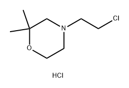 Morpholine,4-(2-chloroethyl)-2,2-dimethyl-,hydrochloride Struktur