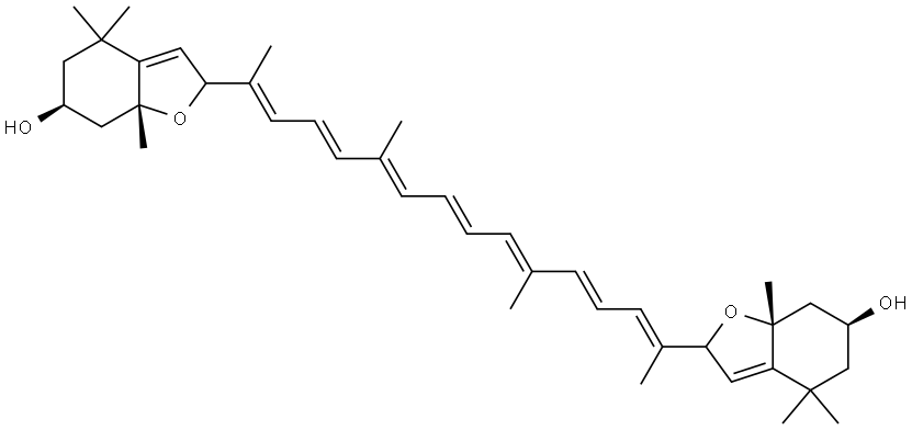 auroxanthin Struktur