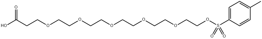 Tos-PEG6-acid Struktur