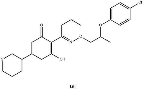 環(huán)苯草酮 鋰鹽, 281664-76-4, 結(jié)構(gòu)式