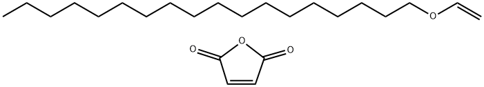 OCTADECYL VINYL ETHER-MALEIC ANHYDRIDE COPOLYMER Struktur