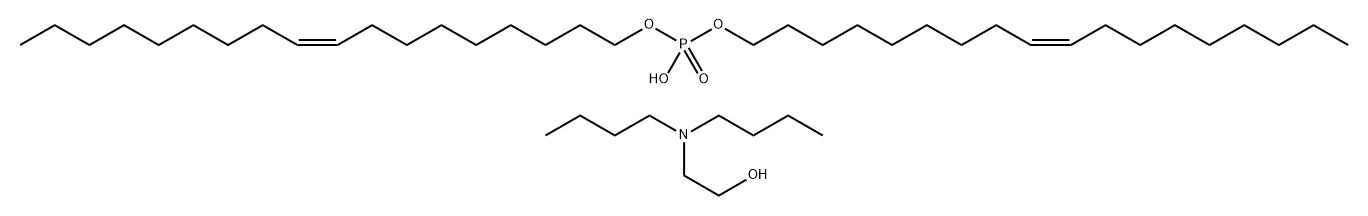 hydrogen phosphate, compd. with 2-(dibutylamino)ethanol, (Z,Z)-9-Octadecen-1-ol Struktur