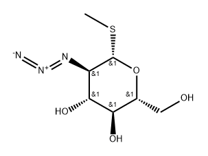 .beta.-D-Glucopyranoside, methyl 2-azido-2-deoxy-1-thio- Struktur