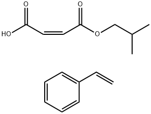 POLY(STYRENE-CO-MALEIC ACID), PARTIAL ISOBUTYL ESTER Struktur