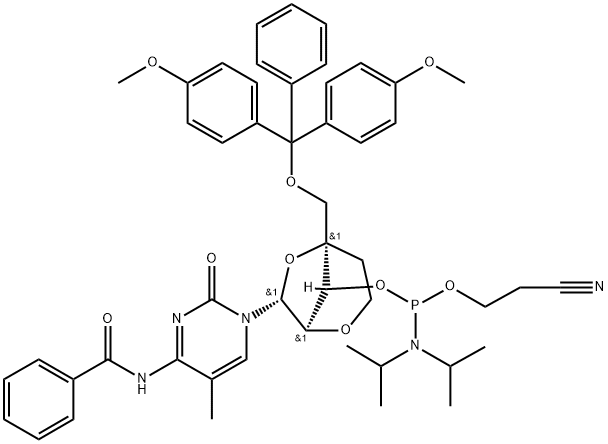 ENA-5MEC (BZ) PHOSPHORAMIDITE 結(jié)構(gòu)式