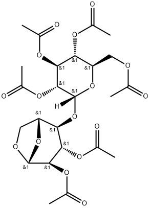 Maltosan Hexaacetate Struktur