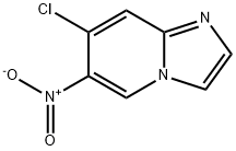 7-Chloro-6-nitro-imidazo[1,2-a]pyridine Struktur