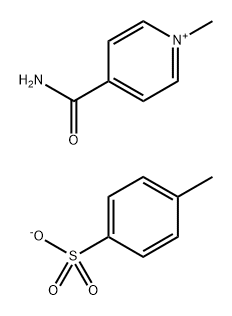 4-(Aminocarbonyl)-1-methylpyridiniumsalt Struktur