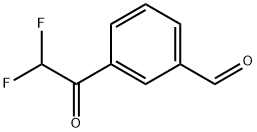 3-(2,2-Difluoroacetyl)benzaldehyde Struktur