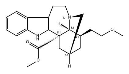 18-methoxycoronaridine Struktur