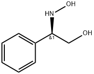 Benzeneethanol, β-(hydroxyamino)-, (βR)- Struktur