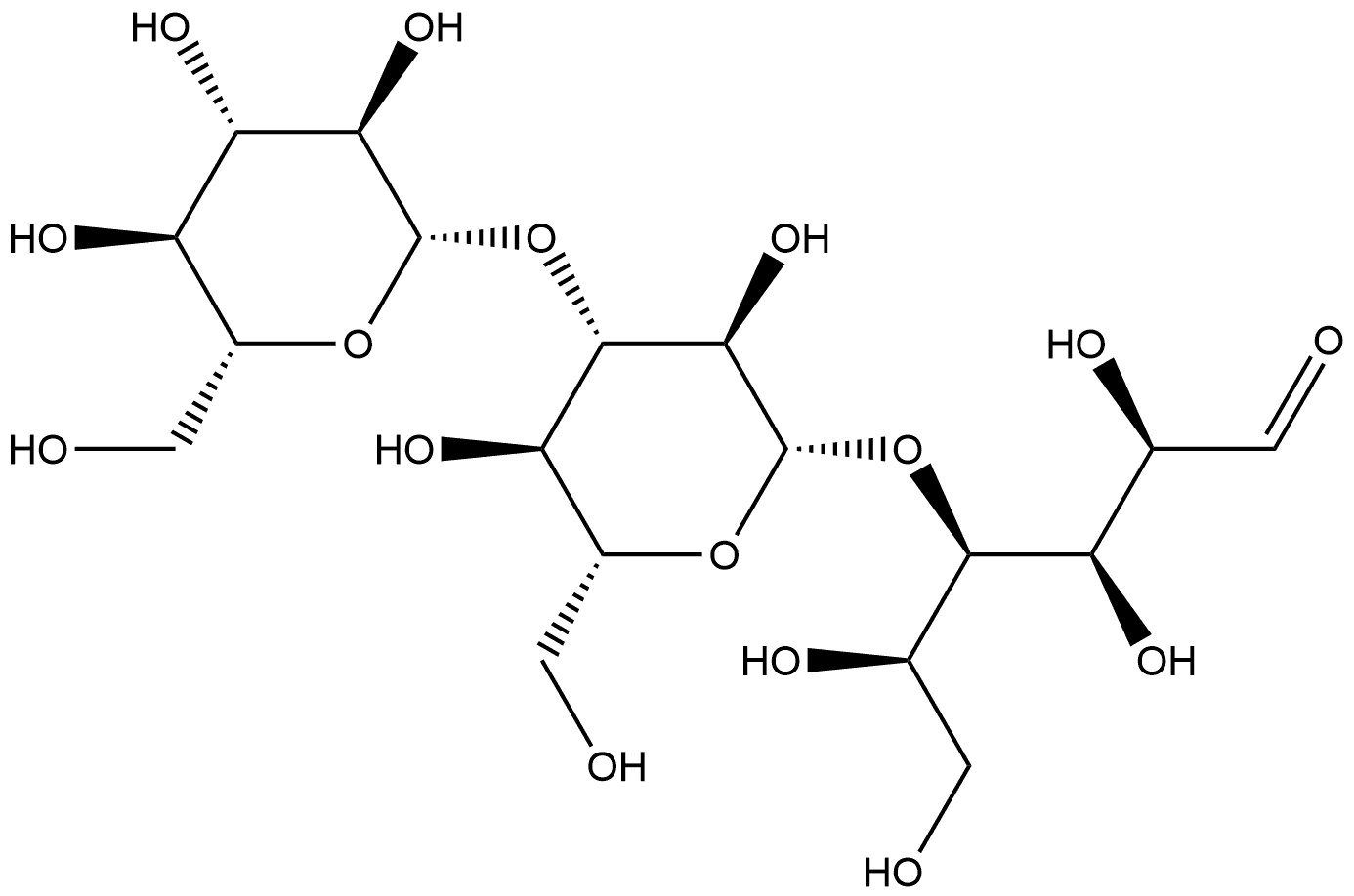 32--D-Glucosyl-cellobiose (50 mg) Struktur