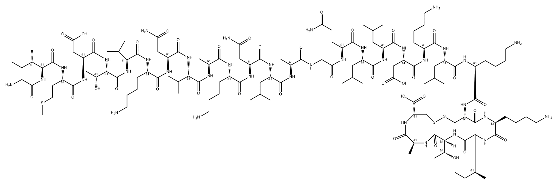 Ranatuerin-2PLa Struktur