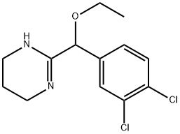 3,4,5,6-Tetrahydro-2-(3,4-dichloro-α-ethoxybenzyl)pyrimidine Struktur