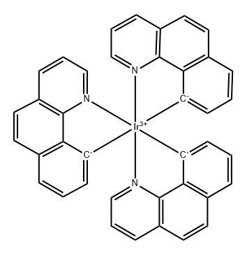 (OC-6-22)-Tris(benzo[h]quinolin-10-yl)iridium Struktur