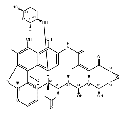 1,4-Didehydro-1-deoxo-4,35-dihydro-1-hydroxytolypomycin Y Struktur