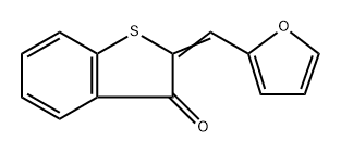 Benzo[b]thiophen-3(2H)-one, 2-(2-furanylmethylene)- Struktur