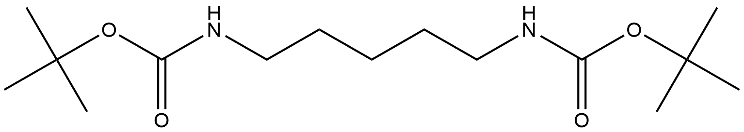 Carbamic acid, N,N'-1,5-pentanediylbis-, C,C'-bis(1,1-dimethylethyl) ester Struktur