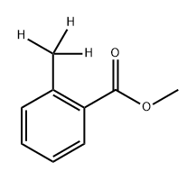 Benzoic acid, 2-(methyl-d3)-, methyl ester (9CI) Struktur