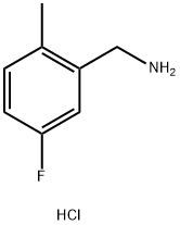 Benzenemethanamine, 5-fluoro-2-methyl-, hydrochloride (1:1) Struktur