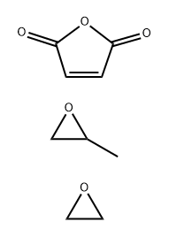 2,5-Furandione, polymer with methyloxirane and oxirane Struktur