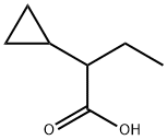 Cyclopropaneacetic acid, α-ethyl- Struktur