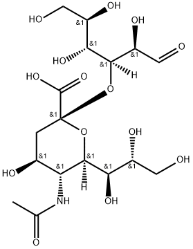 3-Sialyl-D-glucose (α/β mixture) Struktur